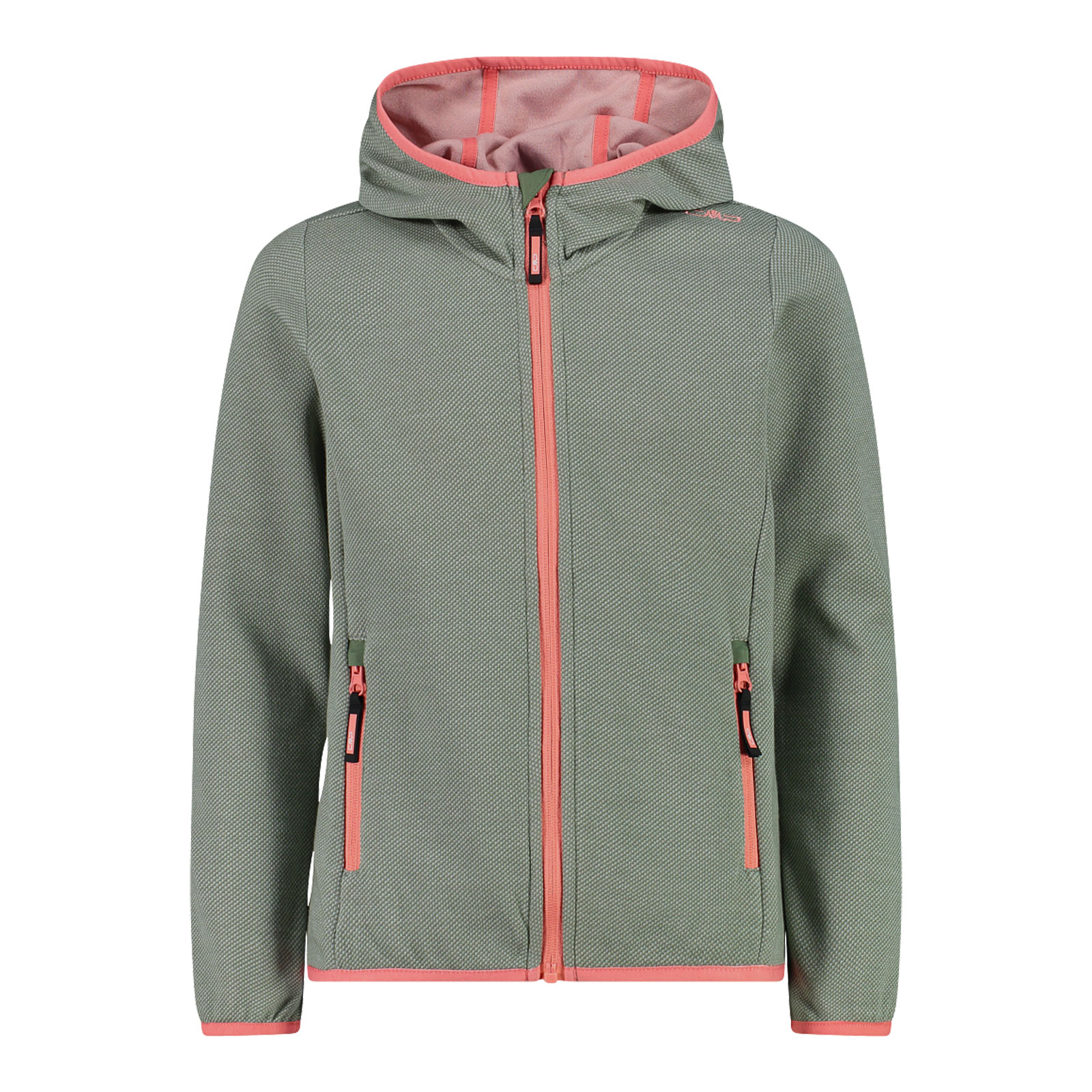 CMP Mädchen Jacke Fleecejacke Knit-Tech Kid G Jacket Fix Hood CMP Mädchen Jacke Fleecejacke Knit-Tech Kid G Jacket Fix Hood