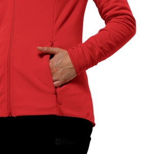 Jack Wolfskin Damen Jacke Fleecejacke Midlayerjacke Kapuzenjacke Baiselberg FZ W - Bild 4 Jack Wolfskin Damen Jacke Fleecejacke Midlayerjacke Kapuzenjacke Baiselberg FZ W - Bild 4