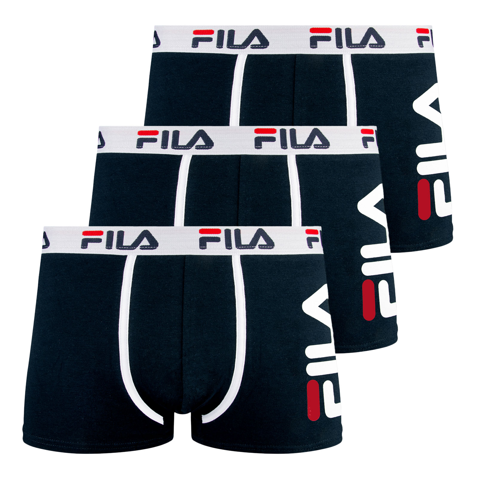 3er Pack FILA Herren Boxer Unterhosen Man Boxershorts 3er Pack FILA Herren Boxer Unterhosen Man Boxershorts