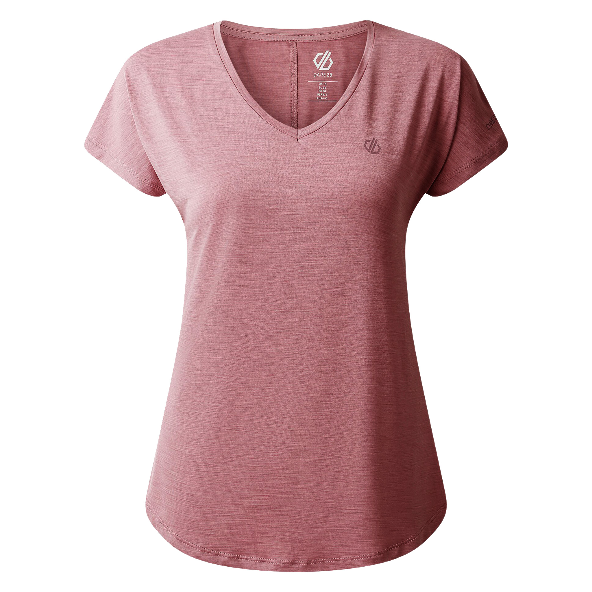Dare2B Damen Tech-T-Shirt Funktionsshirt Kurzarmshirt Vigilant Active T-Shirt Dare2B Damen Tech-T-Shirt Funktionsshirt Kurzarmshirt Vigilant Active T-Shirt