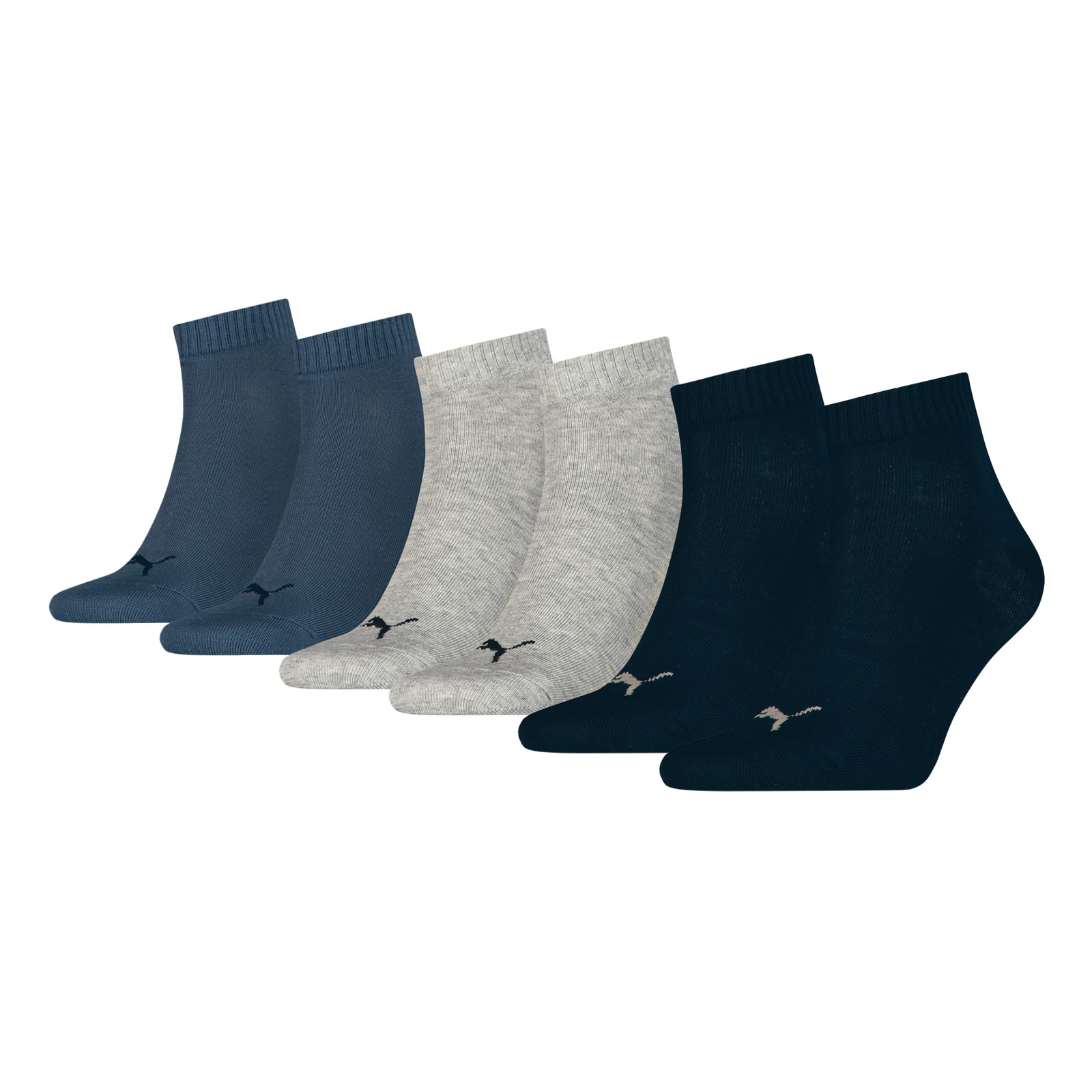 3 Paar PUMA Unisex Sportsocken Kurzsocken Quarter Socken 3 Paar PUMA Unisex Sportsocken Kurzsocken Quarter Socken