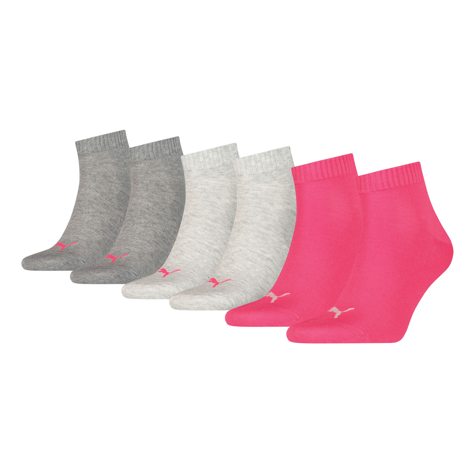 3 Paar PUMA Unisex Sportsocken Kurzsocken Quarter Socken 3 Paar PUMA Unisex Sportsocken Kurzsocken Quarter Socken