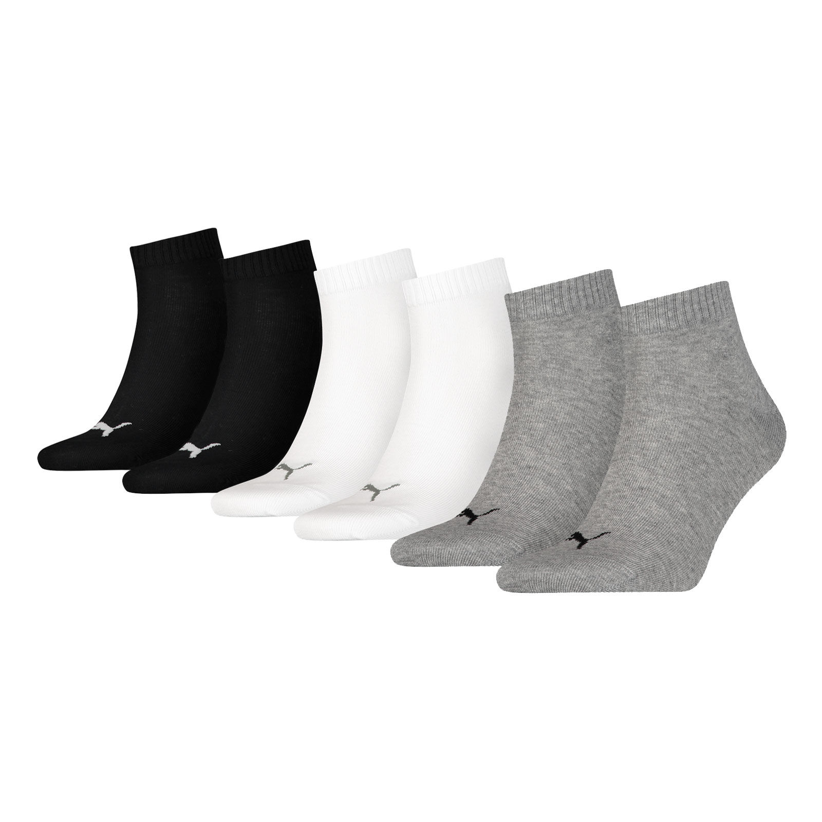 3 Paar PUMA Unisex Sportsocken Kurzsocken Quarter Socken 3 Paar PUMA Unisex Sportsocken Kurzsocken Quarter Socken