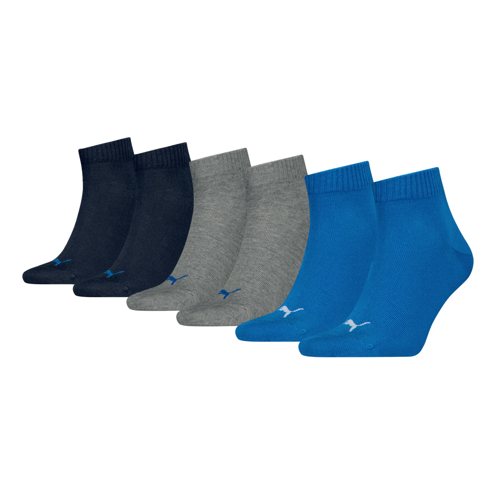 3 Paar PUMA Unisex Sportsocken Kurzsocken Quarter Socken 3 Paar PUMA Unisex Sportsocken Kurzsocken Quarter Socken