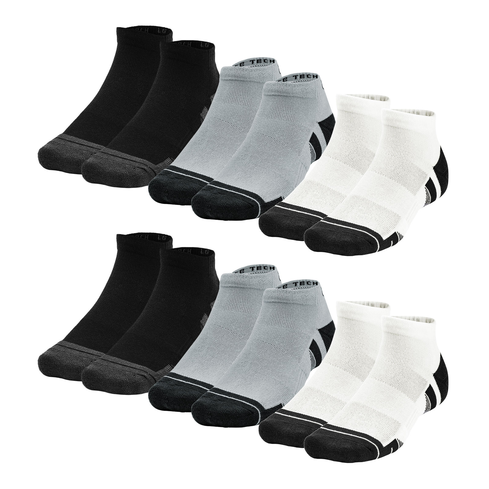 6 Paar Under Armour Herren Damen Socken Sportsocken Performance Tech Low Cut 6 Paar Under Armour Herren Damen Socken Sportsocken Performance Tech Low Cut