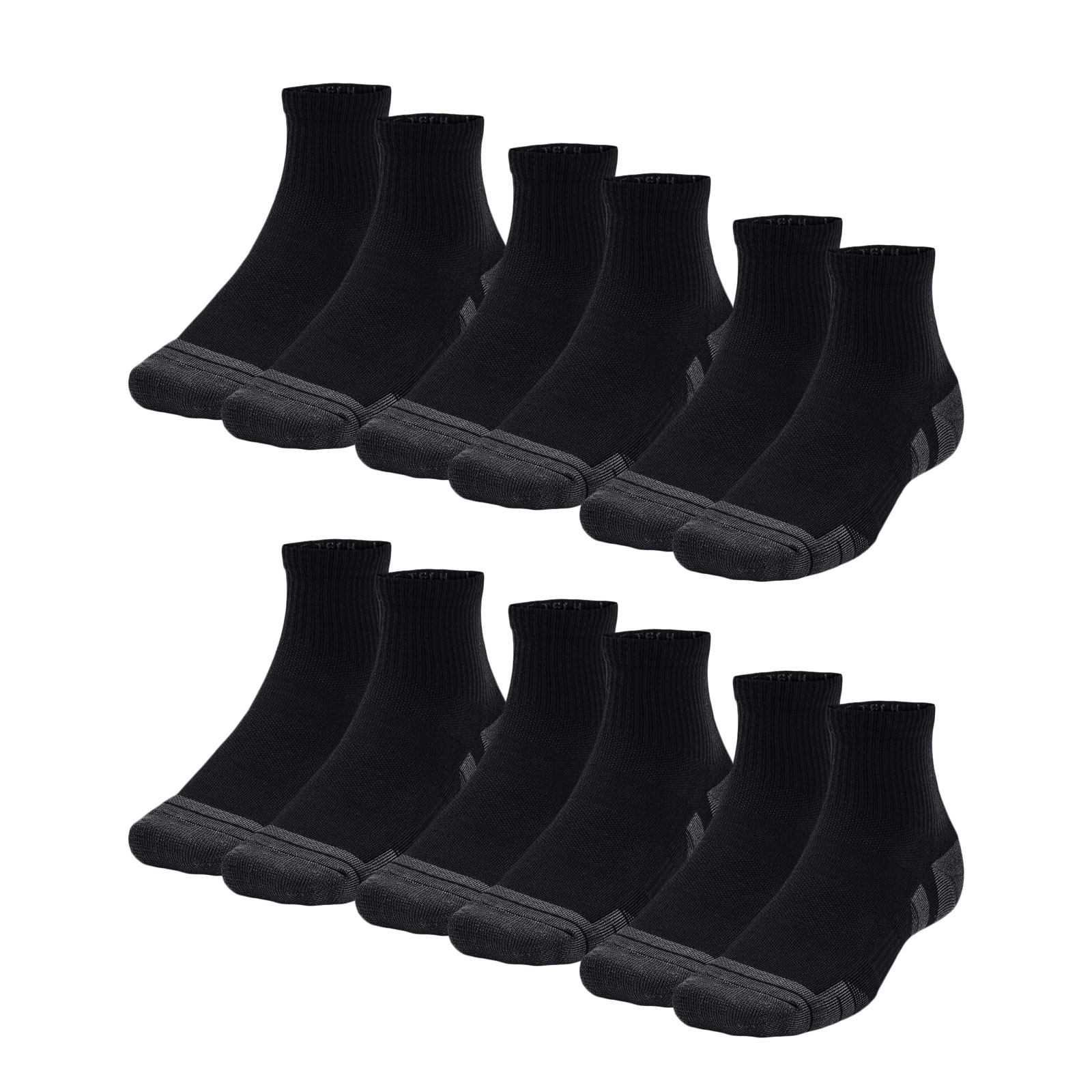 6 Paar Under Armour Herren Damen Socken Sportsocken Performance Tech Quater 6 Paar Under Armour Herren Damen Socken Sportsocken Performance Tech Quater