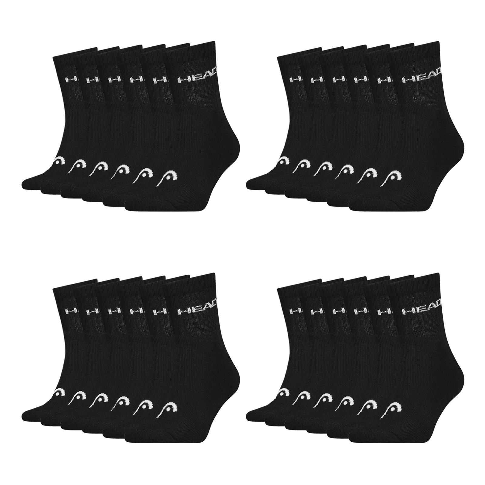 12 Paar HEAD Herren Damen Short Crew Socken Sportsocken Cotton Blend Sport Socks 12 Paar HEAD Herren Damen Short Crew Socken Sportsocken Cotton Blend Sport Socks