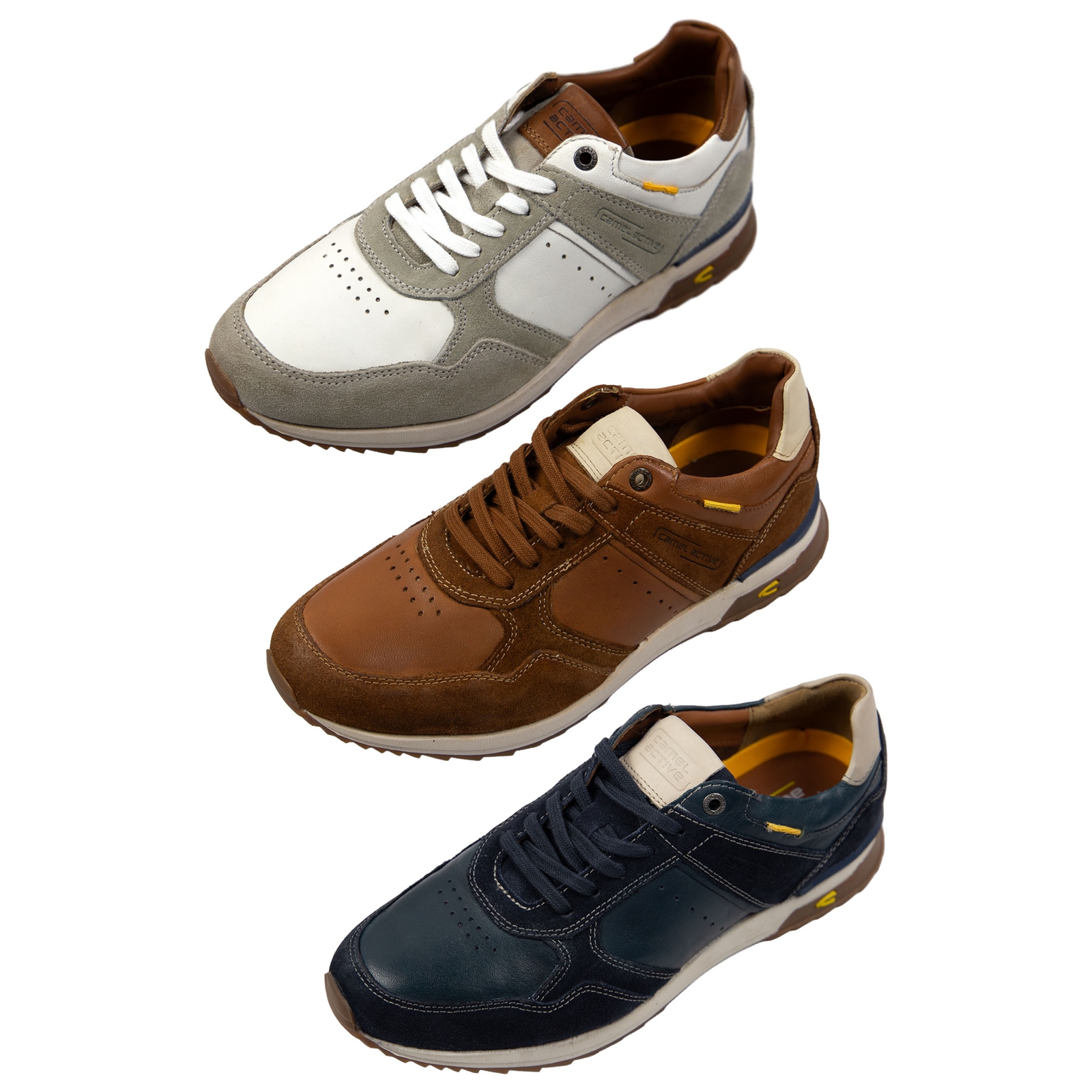 Camel Active Herren Schuhe Schnürschuhe Halbschuhe Leder Sneaker Camel Active Herren Schuhe Schnürschuhe Halbschuhe Leder Sneaker