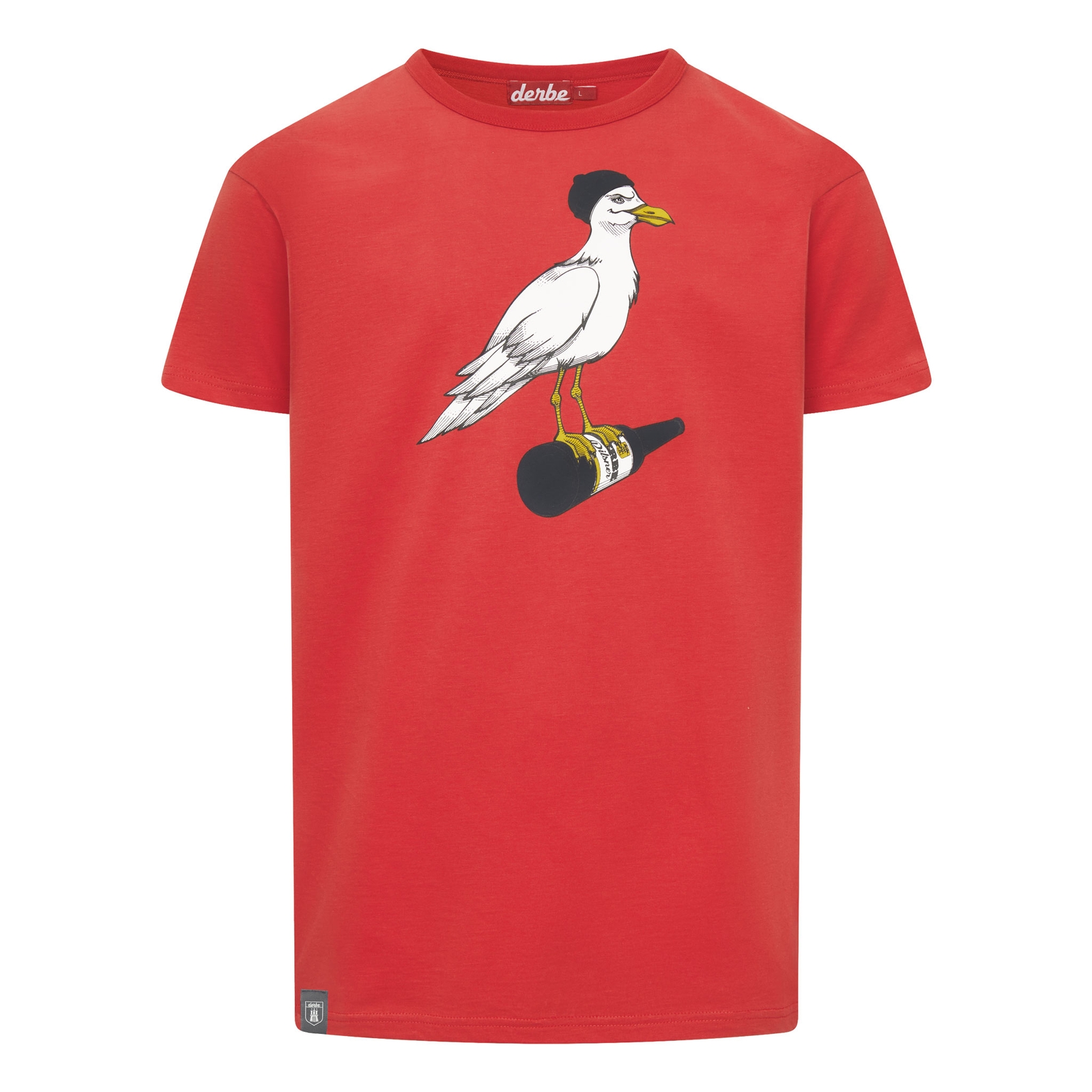 Derbe Herren Rundhalsshirt T-Shirt Sturmmöwe Derbe Herren Rundhalsshirt T-Shirt Sturmmöwe