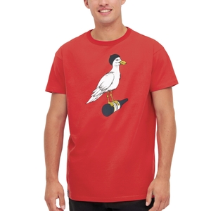 Derbe Herren Rundhalsshirt T-Shirt Sturmmöwe - Bild 1 Derbe Herren Rundhalsshirt T-Shirt Sturmmöwe - Bild 1