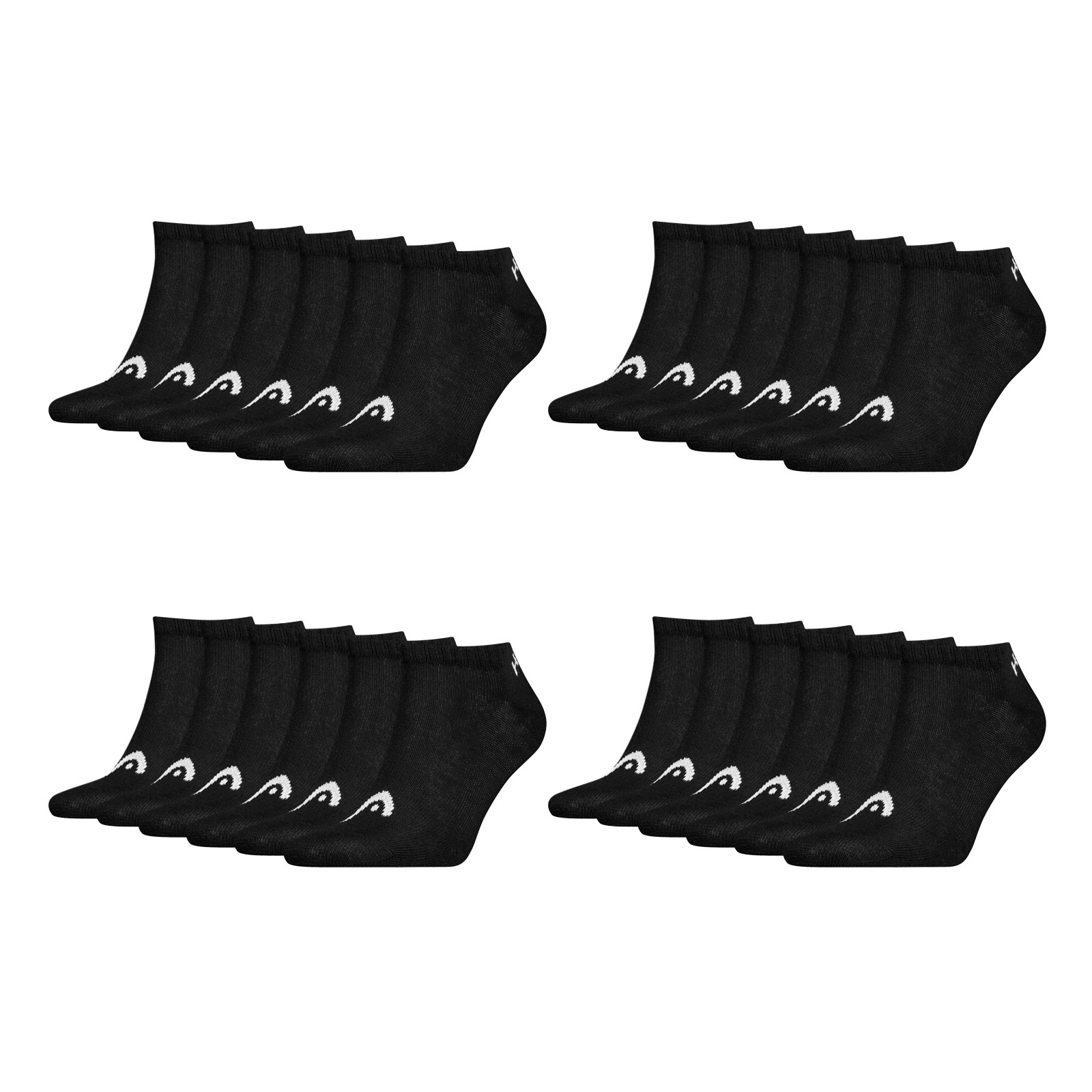 12 Paar HEAD Herren Damen Sneaker Socken Sportsocken All Sports Training Socks 12 Paar HEAD Herren Damen Sneaker Socken Sportsocken All Sports Training Socks