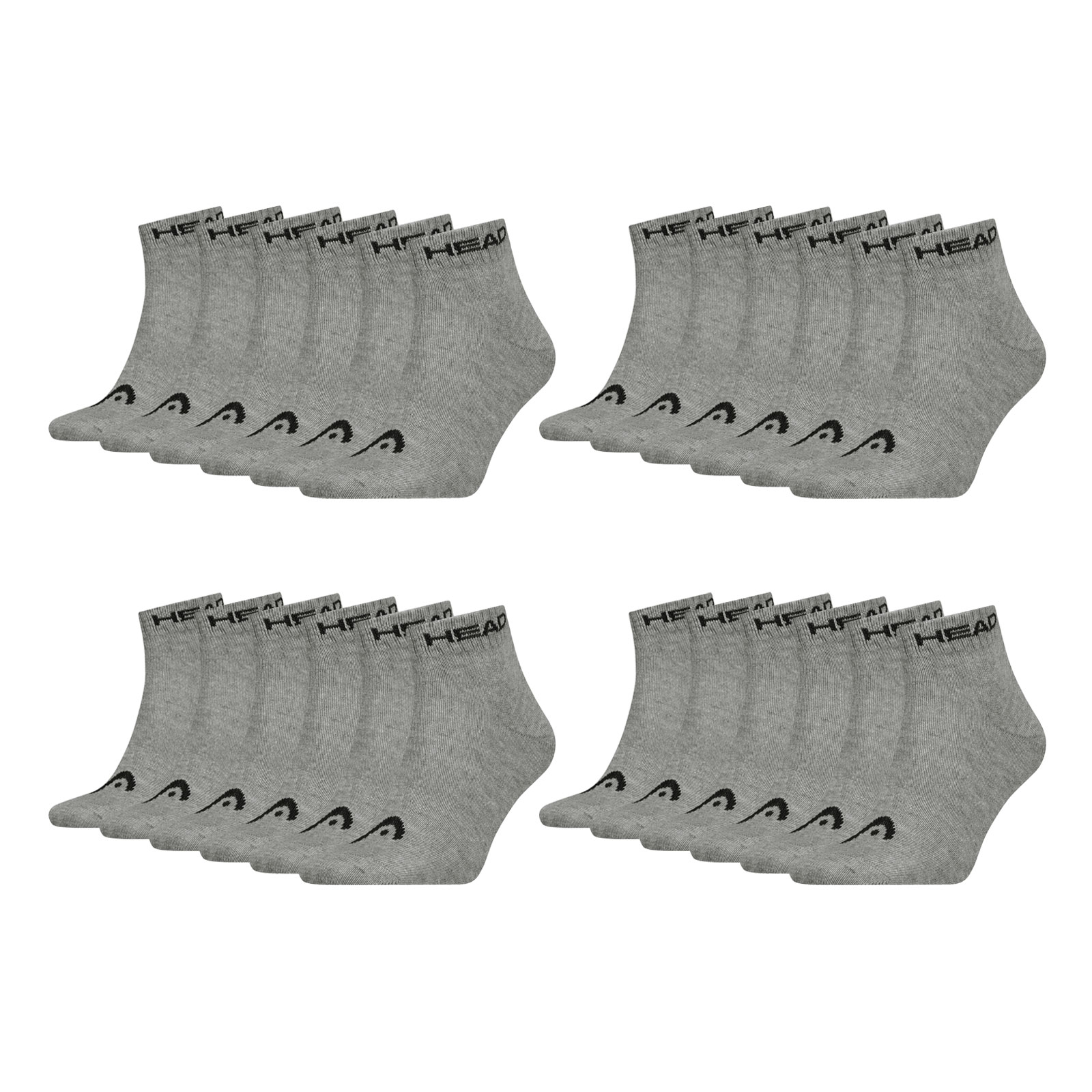12 Paar HEAD Herren Damen Quarter Socken Sportsocken All Sports Training Socks 12 Paar HEAD Herren Damen Quarter Socken Sportsocken All Sports Training Socks