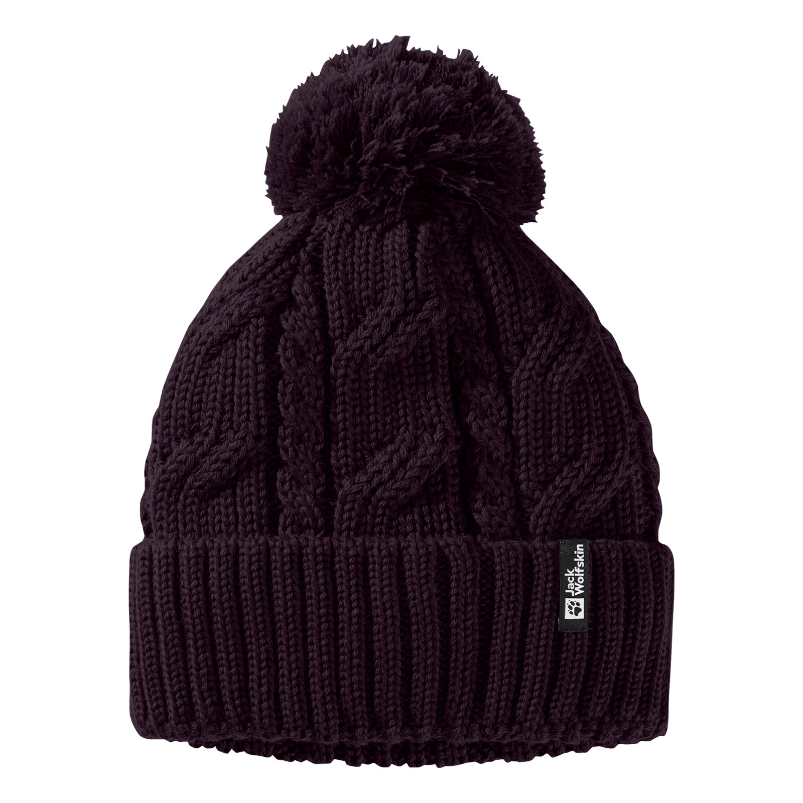 Jack Wolfskin Damen Mütze Strickmütze Pompom Beanie Jack Wolfskin Damen Mütze Strickmütze Pompom Beanie