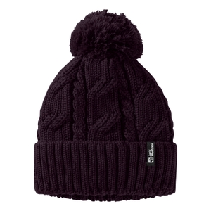 Jack Wolfskin Damen Mütze Strickmütze Pompom Beanie - Bild 0 Jack Wolfskin Damen Mütze Strickmütze Pompom Beanie