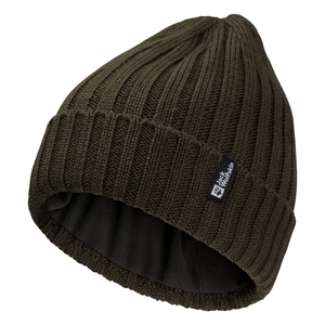 Jack Wolfskin Damen Herren Unisex Mütze Strickmütze Rib Knit Beanie - Bild 1 Jack Wolfskin Damen Herren Unisex Mütze Strickmütze Rib Knit Beanie - Bild 1