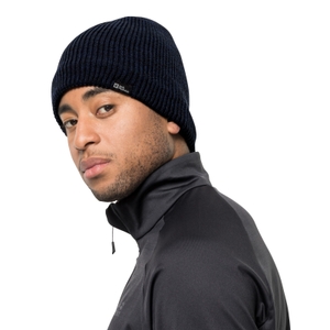 Jack Wolfskin Herren Damen Unisex Mütze Strickmütze Feldberg Beanie - Bild 1 Jack Wolfskin Herren Damen Unisex Mütze Strickmütze Feldberg Beanie - Bild 1
