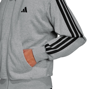 Adidas Herren Jacke Trainingsjacke Sweatjacke Essentials 3-Streifen French Terry Kapuzenjacke - Bild 4 Adidas Herren Jacke Trainingsjacke Sweatjacke Essentials 3-Streifen French Terry Kapuzenjacke - Bild 4