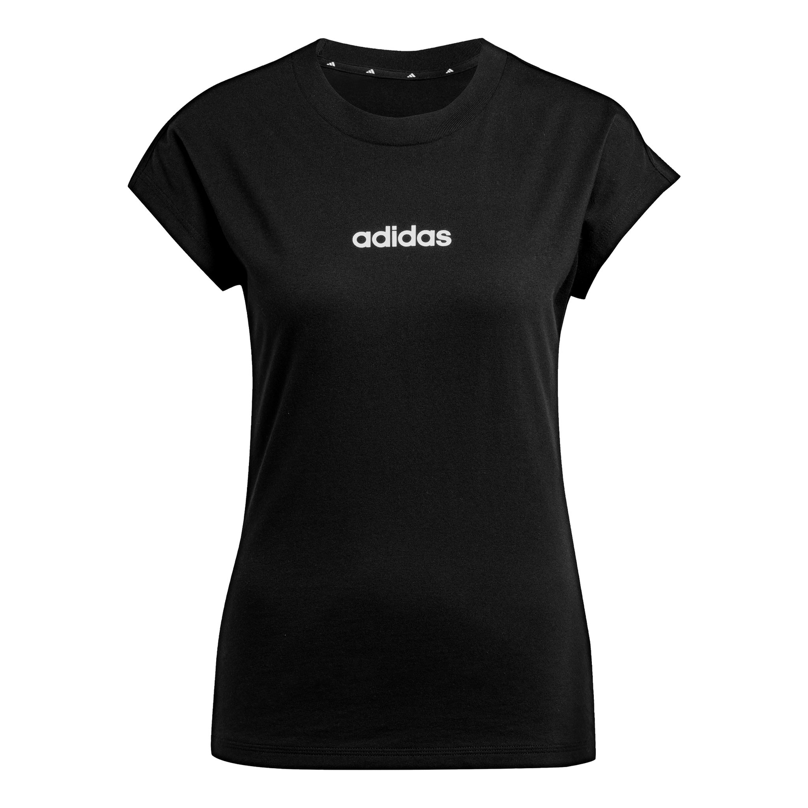 Adidas Damen T-Shirt Oberteil Kurzarmshirt Essentials Linear Cotton T-Shirt Adidas Damen T-Shirt Oberteil Kurzarmshirt Essentials Linear Cotton T-Shirt