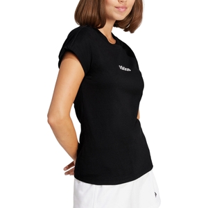 Adidas Damen T-Shirt Oberteil Kurzarmshirt Essentials Linear Cotton T-Shirt - Bild 1 Adidas Damen T-Shirt Oberteil Kurzarmshirt Essentials Linear Cotton T-Shirt - Bild 1