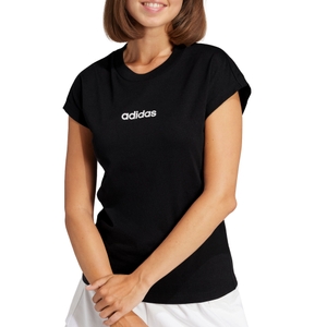 Adidas Damen T-Shirt Oberteil Kurzarmshirt Essentials Linear Cotton T-Shirt - Bild 2 Adidas Damen T-Shirt Oberteil Kurzarmshirt Essentials Linear Cotton T-Shirt - Bild 2