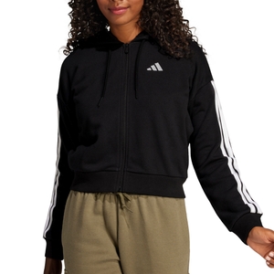 Adidas Damen SweatjackeTrainingsjacke Essentials 3-Streifen French Terry Kapuzenjacke - Bild 1