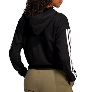 Adidas Damen SweatjackeTrainingsjacke Essentials 3-Streifen French Terry Kapuzenjacke - Bild 2