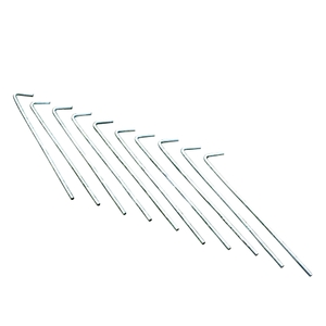 10er Pack Regatta Zeltheringe 8" Steel Pegs - Bild 0 10er Pack Regatta Zeltheringe 8" Steel Pegs
