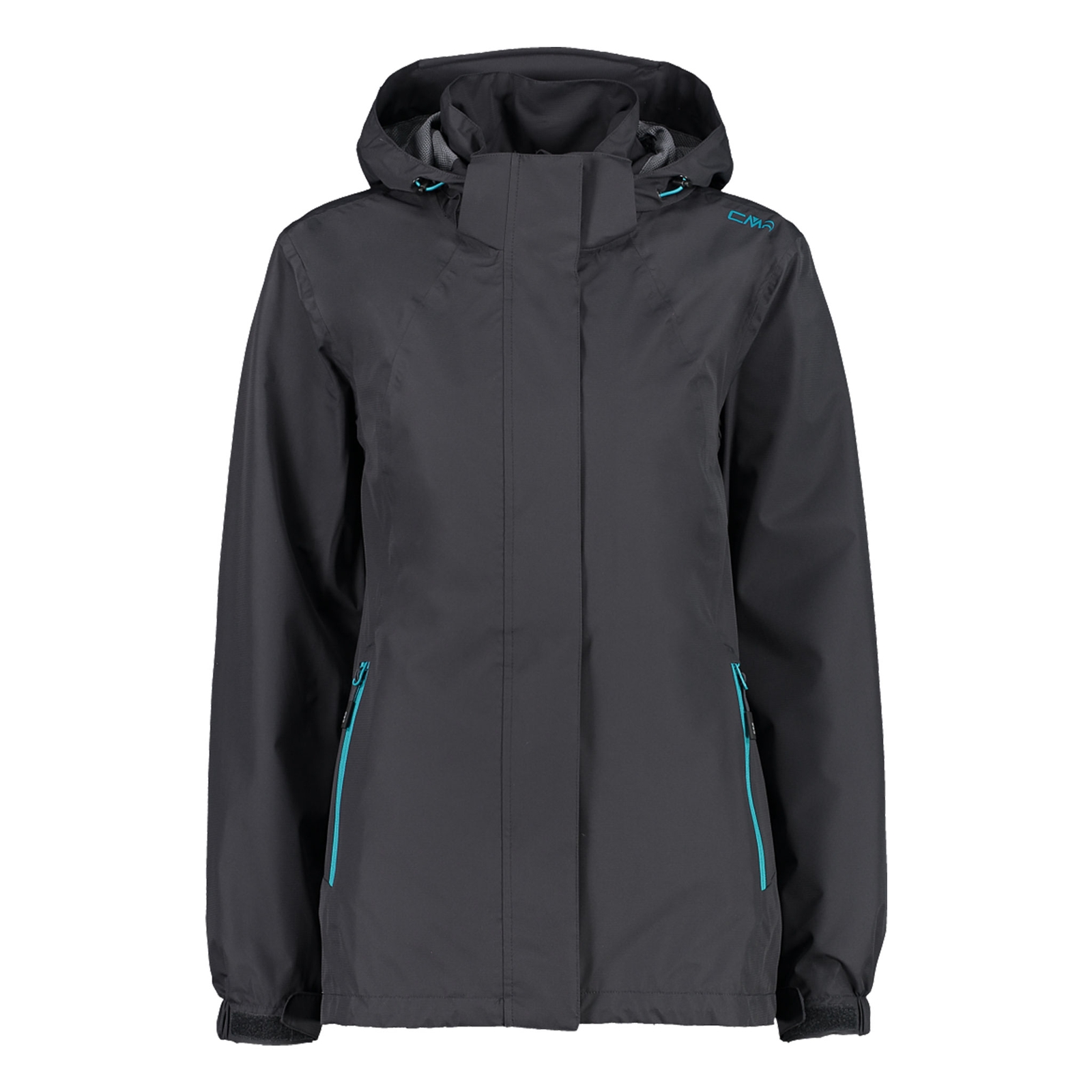 CMP Damen Regenjacke Jacke Outdoorjacke Woman Jacket Zip Hood with Ventilation CMP Damen Regenjacke Jacke Outdoorjacke Woman Jacket Zip Hood with Ventilation