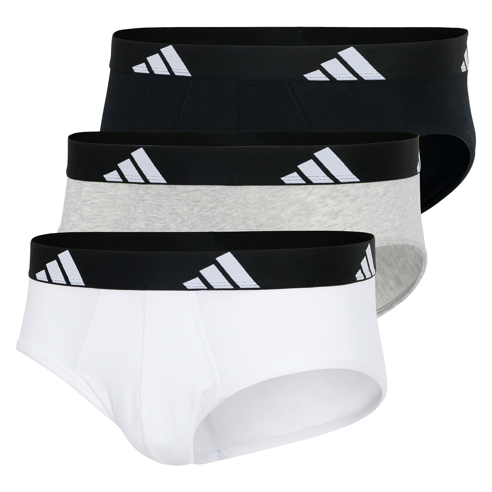 3er Pack Adidas Herren Brief Slip Unterhose Active Flex Cotton 3er Pack Adidas Herren Brief Slip Unterhose Active Flex Cotton