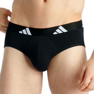 3er Pack Adidas Herren Brief Slip Unterhose Active Flex Cotton - Bild 2 3er Pack Adidas Herren Brief Slip Unterhose Active Flex Cotton - Bild 2