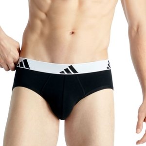 3er Pack Adidas Herren Brief Slip Unterhose Active Flex Cotton - Bild 2 3er Pack Adidas Herren Brief Slip Unterhose Active Flex Cotton - Bild 2