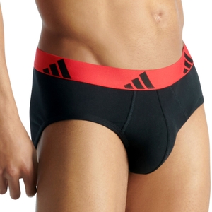 3er Pack Adidas Herren Brief Slip Unterhose Active Flex Cotton - Bild 2