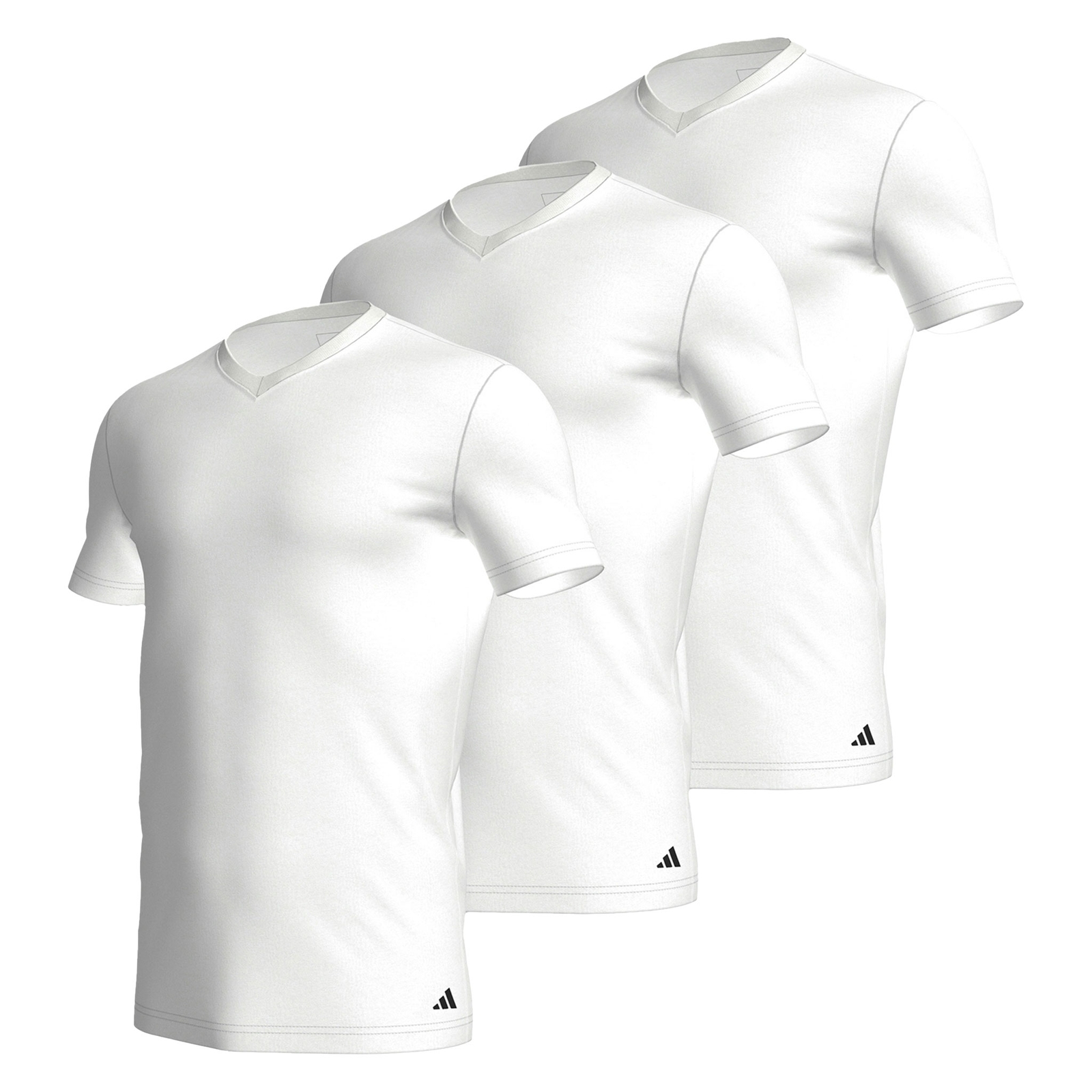 3er Pack Adidas Herren Shirt Unterziehshirt V-Neck T-Shirt Active Core Cotton 3er Pack Adidas Herren Shirt Unterziehshirt V-Neck T-Shirt Active Core Cotton