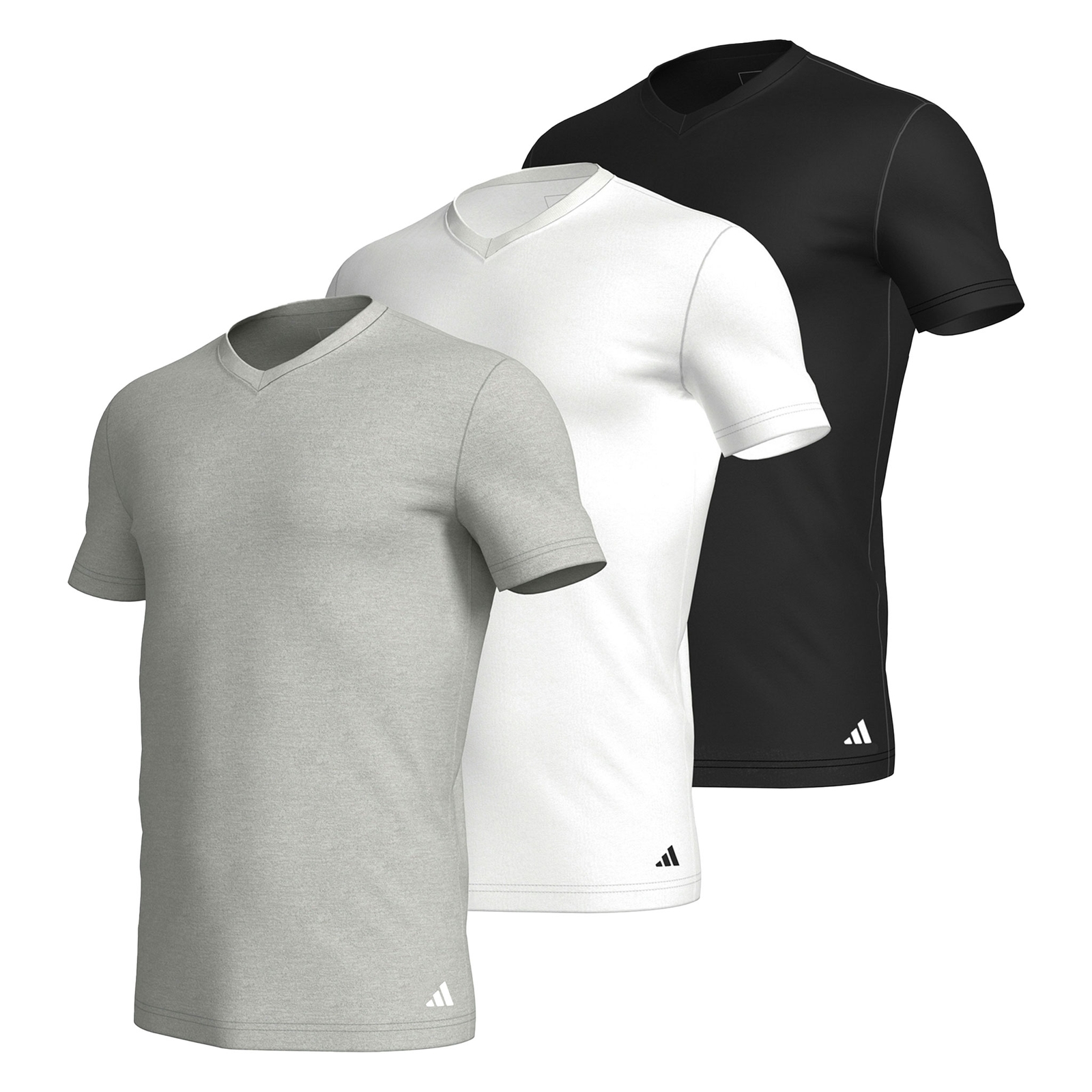 3er Pack Adidas Herren Shirt Unterziehshirt V-Neck T-Shirt Active Core Cotton 3er Pack Adidas Herren Shirt Unterziehshirt V-Neck T-Shirt Active Core Cotton