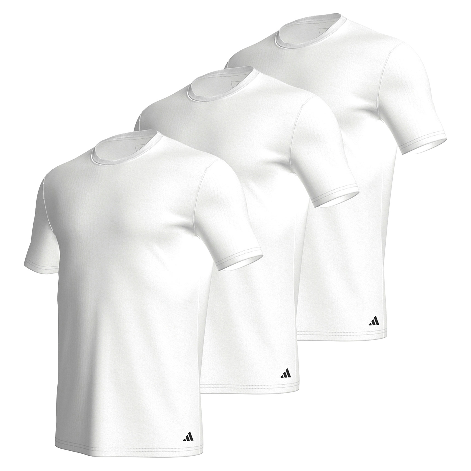 3er Pack Adidas Herren Shirt Unterziehshirt Crew Neck T-Shirt Active Core Cotton 3er Pack Adidas Herren Shirt Unterziehshirt Crew Neck T-Shirt Active Core Cotton