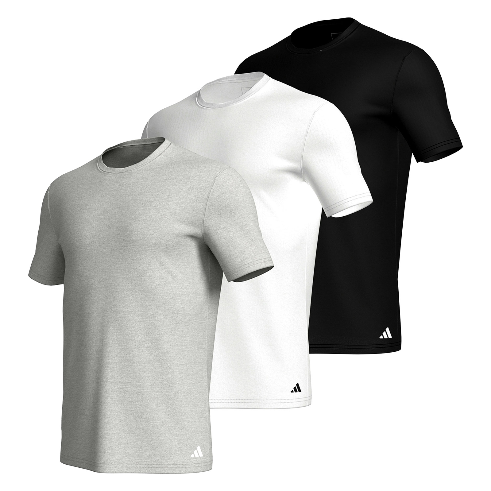 3er Pack Adidas Herren Shirt Unterziehshirt Crew Neck T-Shirt Active Core Cotton 3er Pack Adidas Herren Shirt Unterziehshirt Crew Neck T-Shirt Active Core Cotton