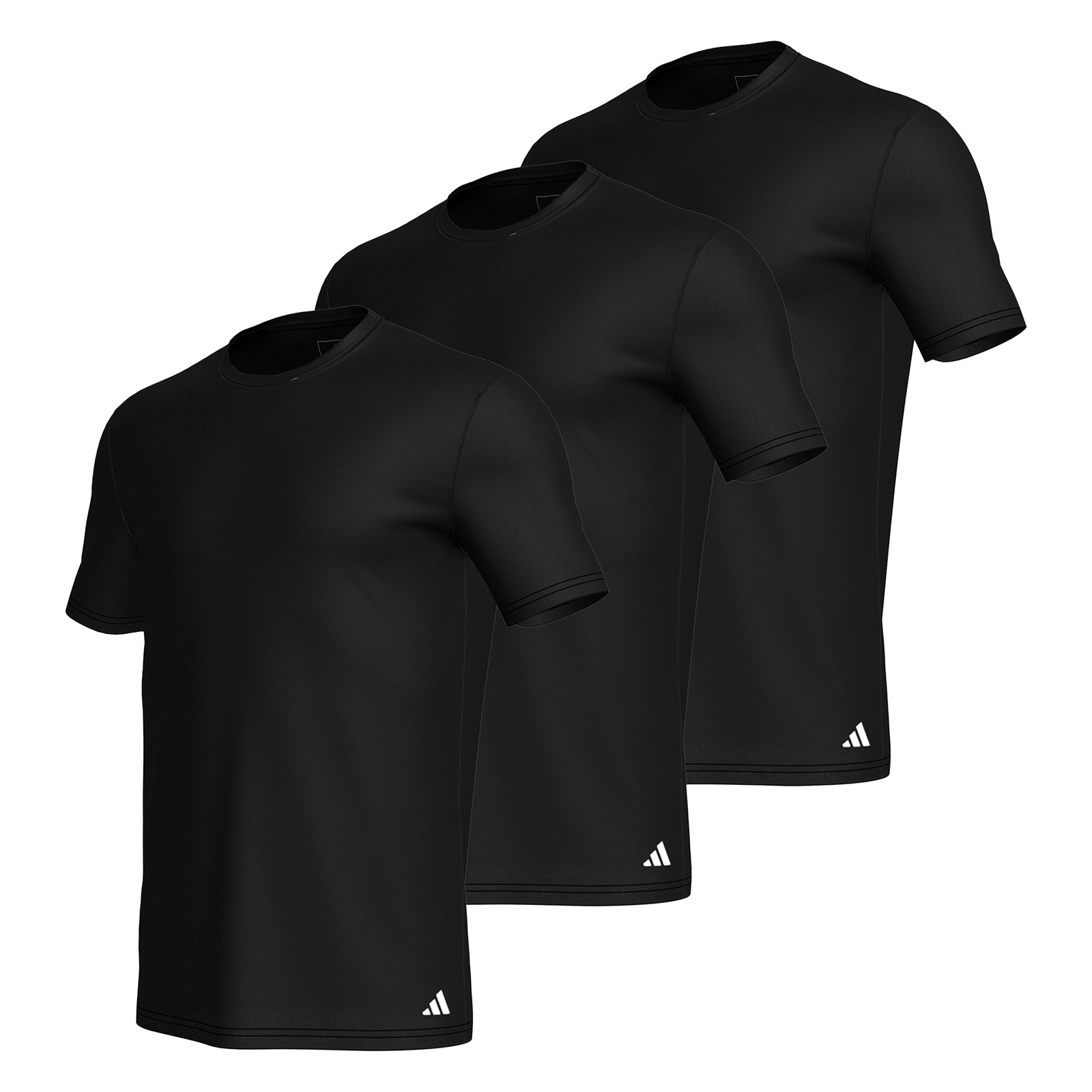 3er Pack Adidas Herren Shirt Unterziehshirt Crew Neck T-Shirt Active Core Cotton 3er Pack Adidas Herren Shirt Unterziehshirt Crew Neck T-Shirt Active Core Cotton