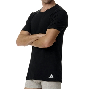 2er Pack Adidas Herren Shirt Unterziehshirt Crew Neck T-Shirt Active Flex Cotton - Bild 2 2er Pack Adidas Herren Shirt Unterziehshirt Crew Neck T-Shirt Active Flex Cotton - Bild 2