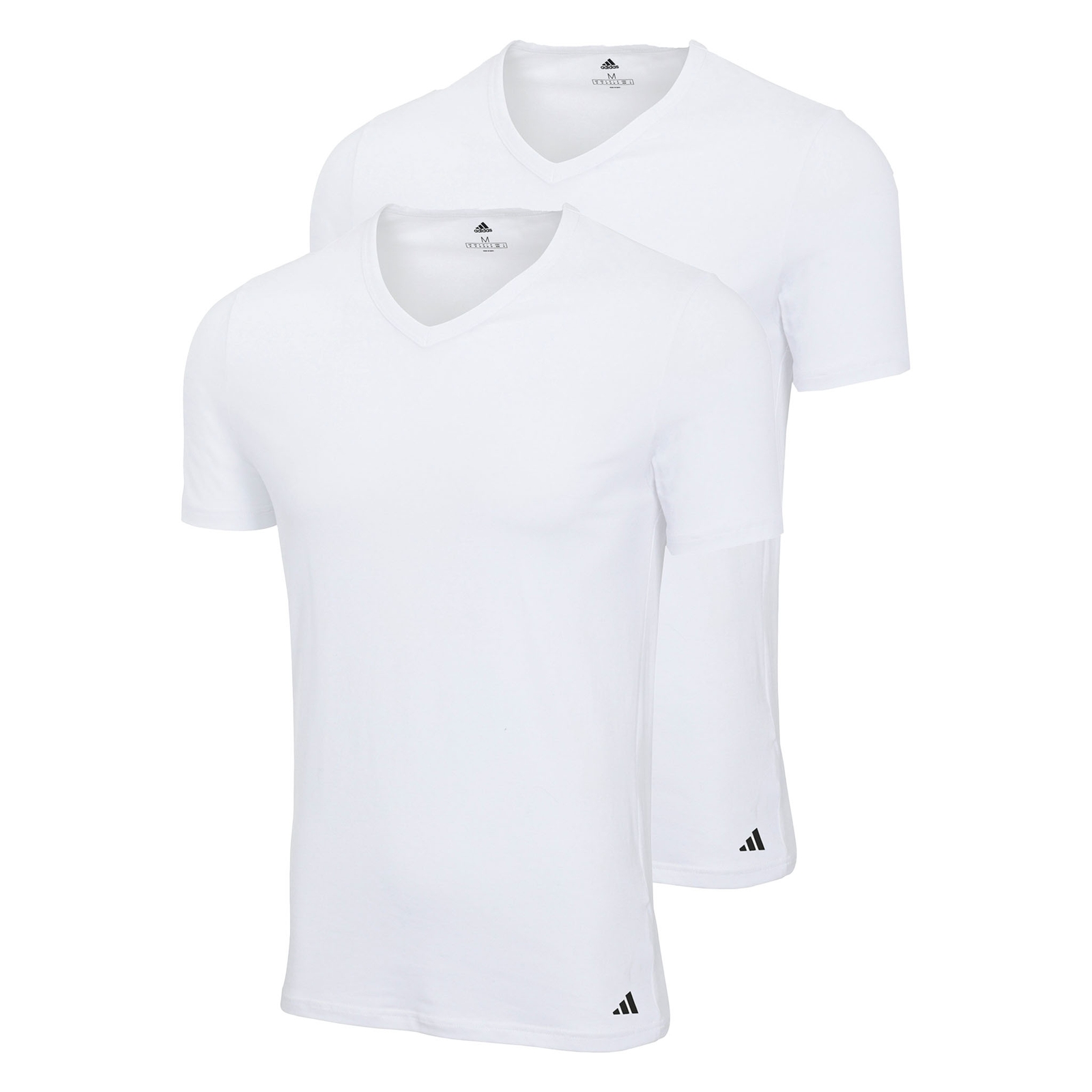 2er Pack Adidas Herren Shirt Unterziehshirt V-Neck T-Shirt Active Flex Cotton 2er Pack Adidas Herren Shirt Unterziehshirt V-Neck T-Shirt Active Flex Cotton