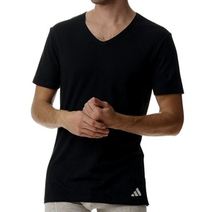 2er Pack Adidas Herren Shirt Unterziehshirt V-Neck T-Shirt Active Flex Cotton - Bild 1
