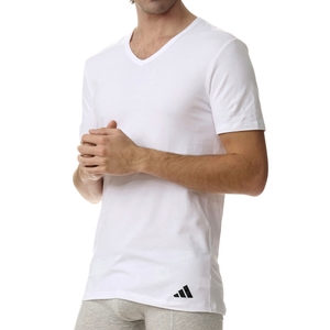 2er Pack Adidas Herren Shirt Unterziehshirt V-Neck T-Shirt Active Flex Cotton - Bild 2 2er Pack Adidas Herren Shirt Unterziehshirt V-Neck T-Shirt Active Flex Cotton - Bild 2