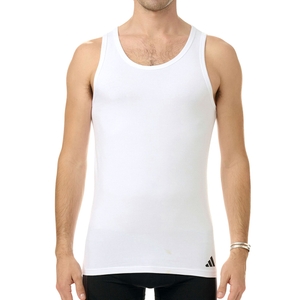 2er Pack Adidas Herren Basic Tank Tops Unterhemden Active Flex Cotton - Bild 1