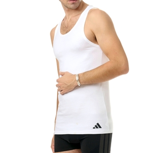 2er Pack Adidas Herren Basic Tank Tops Unterhemden Active Flex Cotton - Bild 2