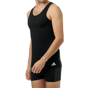 2er Pack Adidas Herren Basic Tank Tops Unterhemden Active Flex Cotton - Bild 2