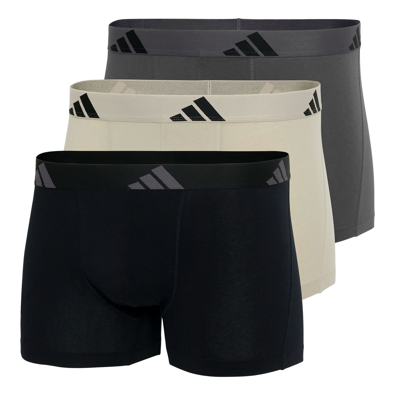3er Pack Adidas Herren Trunk Boxershorts Unterhosen Active Flex Cotton 3er Pack Adidas Herren Trunk Boxershorts Unterhosen Active Flex Cotton