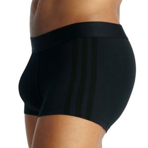2er Pack Adidas Herren Trunk Boxershorts Unterhosen Active Flex Cotton-3 Stripes - Bild 2