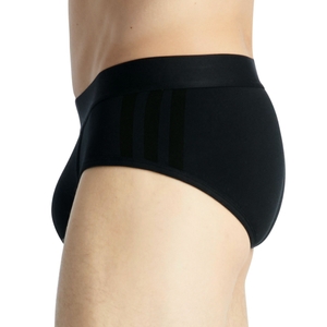 2er Pack Adidas Herren Slip Unterhosen Brief Active Flex Cotton 3-Stripes - Bild 3 2er Pack Adidas Herren Slip Unterhosen Brief Active Flex Cotton 3-Stripes - Bild 3