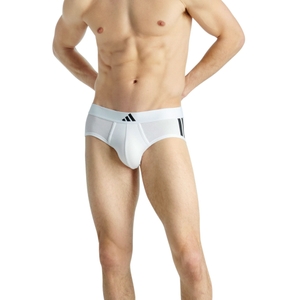 2er Pack Adidas Herren Slip Unterhosen Brief Active Flex Cotton 3-Stripes - Bild 5 2er Pack Adidas Herren Slip Unterhosen Brief Active Flex Cotton 3-Stripes - Bild 5