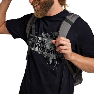 Jack Wolfskin Herren T-Shirt Kurzarmshirt Oberteil Brand T M - Bild 4 Jack Wolfskin Herren T-Shirt Kurzarmshirt Oberteil Brand T M - Bild 4