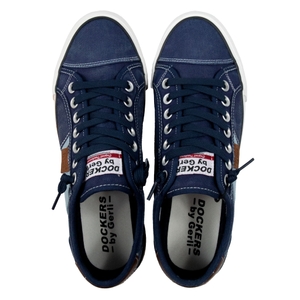 Dockers by Gerli Herren Schuhe Low-Top Sneaker Washed Canvas - Bild 2 Dockers by Gerli Herren Schuhe Low-Top Sneaker Washed Canvas - Bild 2